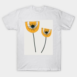 Post modern flowers T-Shirt